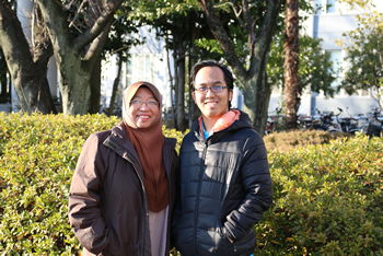 Mr. Muhammad Syukuris mother visited NITech in January 2015